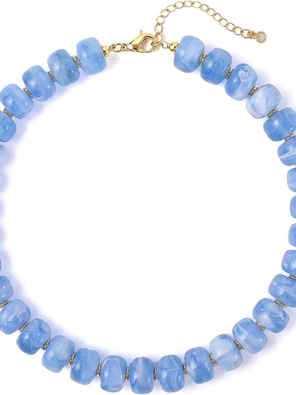 Chunky Statement Large Resin Beaded Choker Necklaces for Women